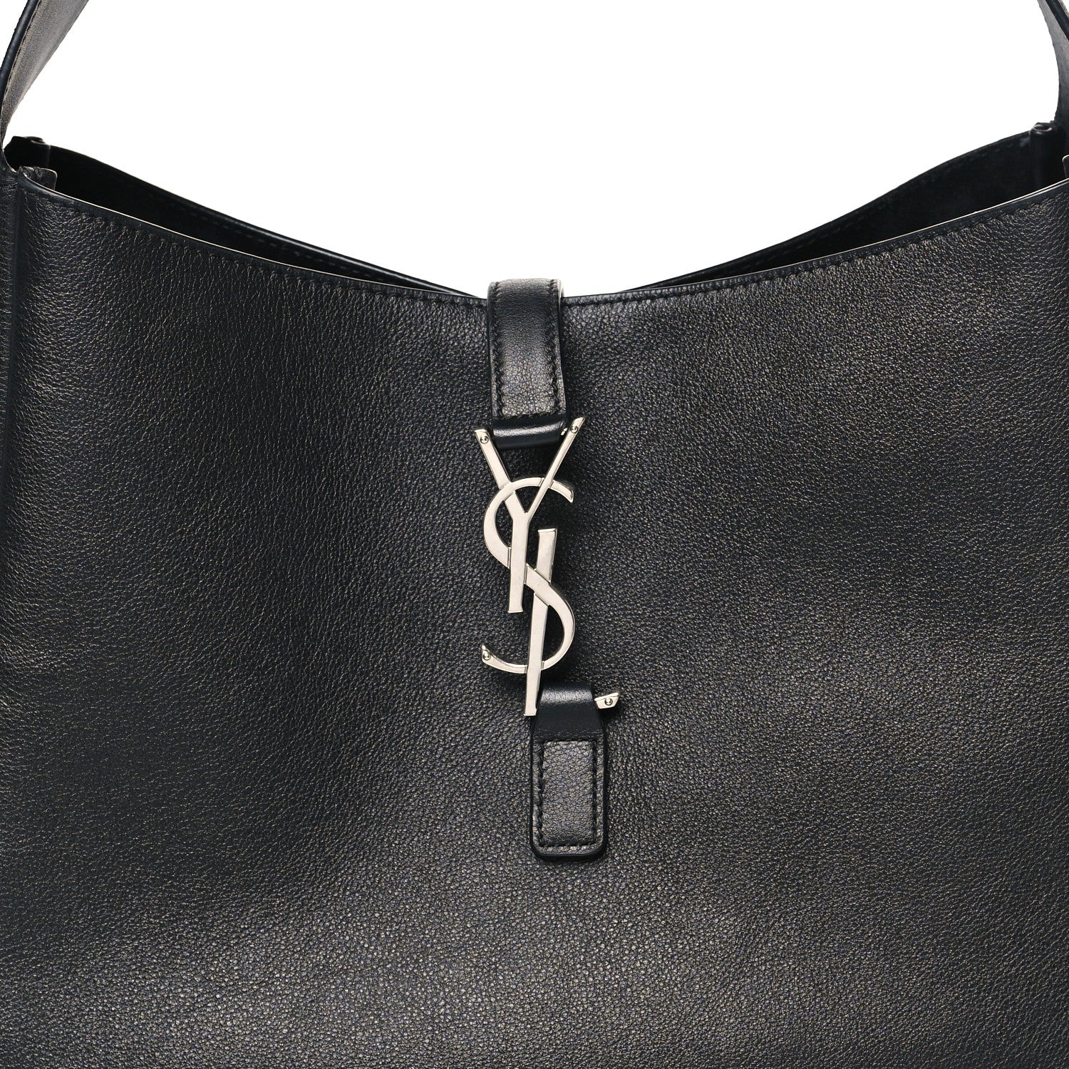 Saint Laurent Supple Calfskin Large Le 5 A 7 Soft Hobo Black 7 of 9