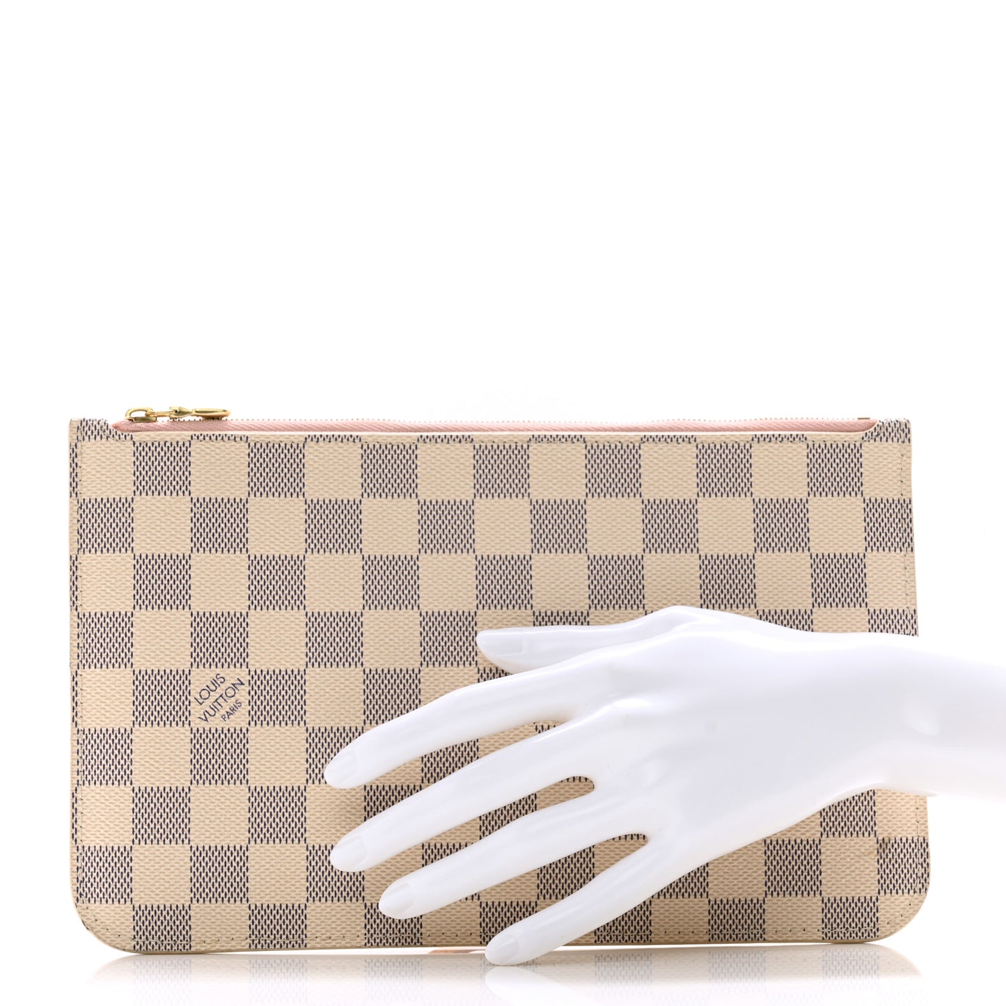 Damier Azur Neverfull MM GM Pochette Rose Ballerine