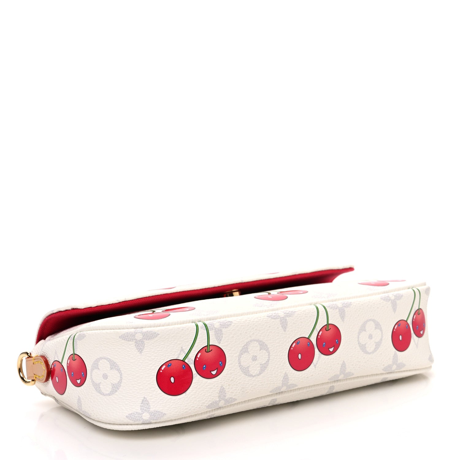 Louis Vuitton LV X TM Monogram Cerises Ivy Wallet On Chain White 4 of 9