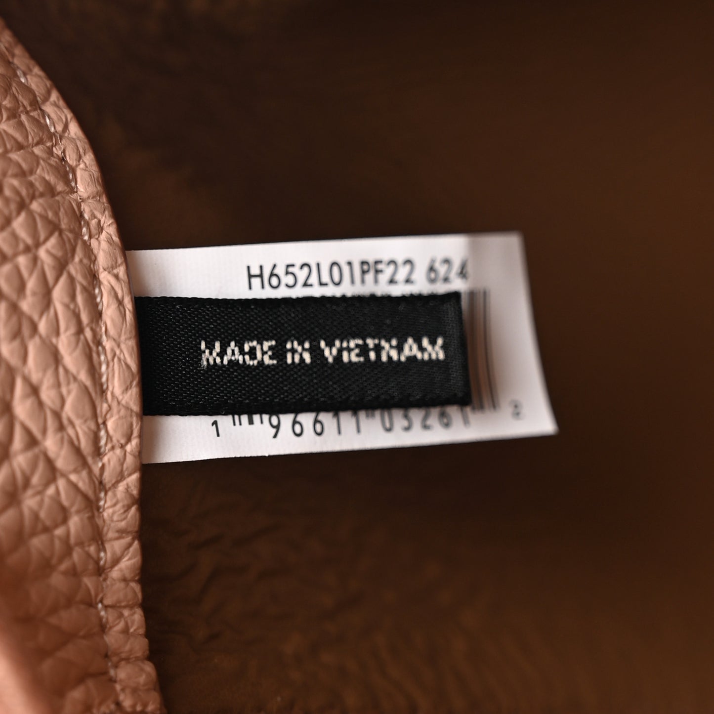 Grained Calfskin The Bucket Bag Powder