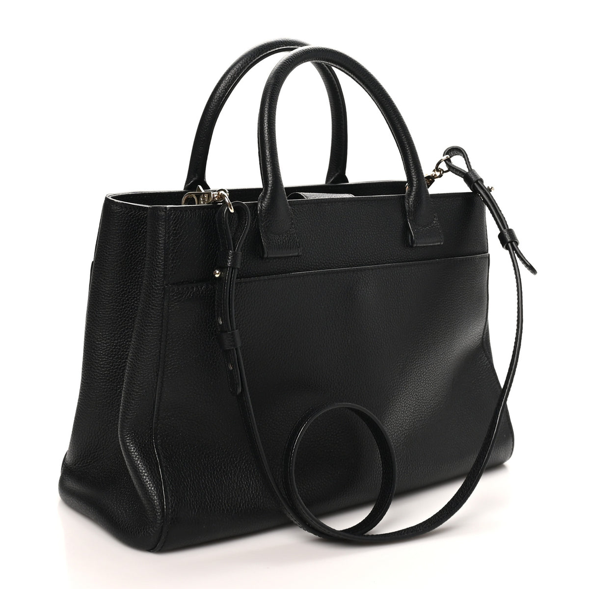 Chanel Grained Calfskin Small Neo Executive Shopper Tote Black 3 of 10