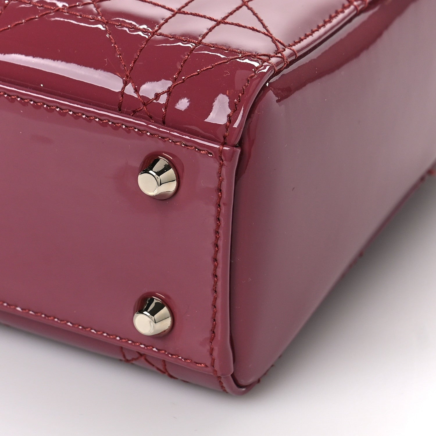 Christian Dior Patent Cannage Mini Lady Dior Pink 7 of 7
