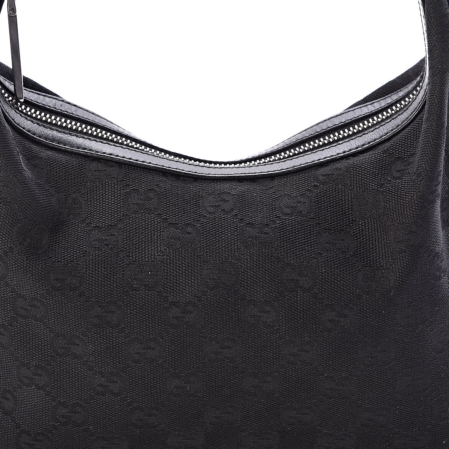 Gucci Monogram GG Small Clasp Hobo Black 10 of 10