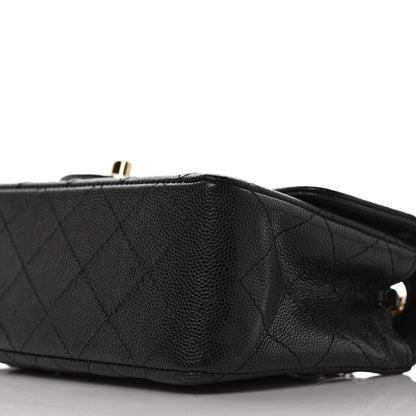 Chanel Caviar Quilted Mini Rectangular Flap Black 9 of 10