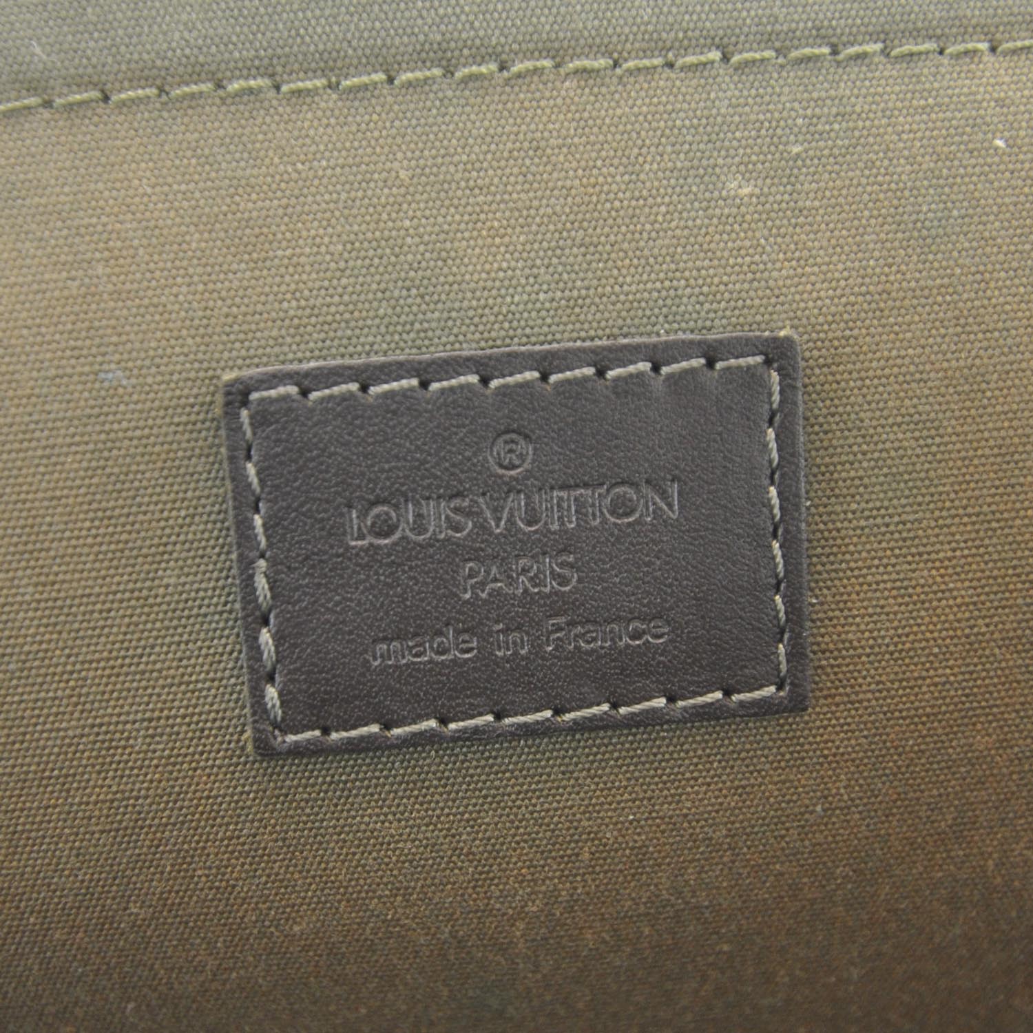 Louis Vuitton Mini Lin Monogram Louise Bag Kaki 8 of 9