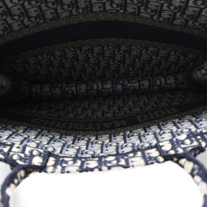 Christian Dior Oblique Large Book Tote Blue Multicolor 5 of 13