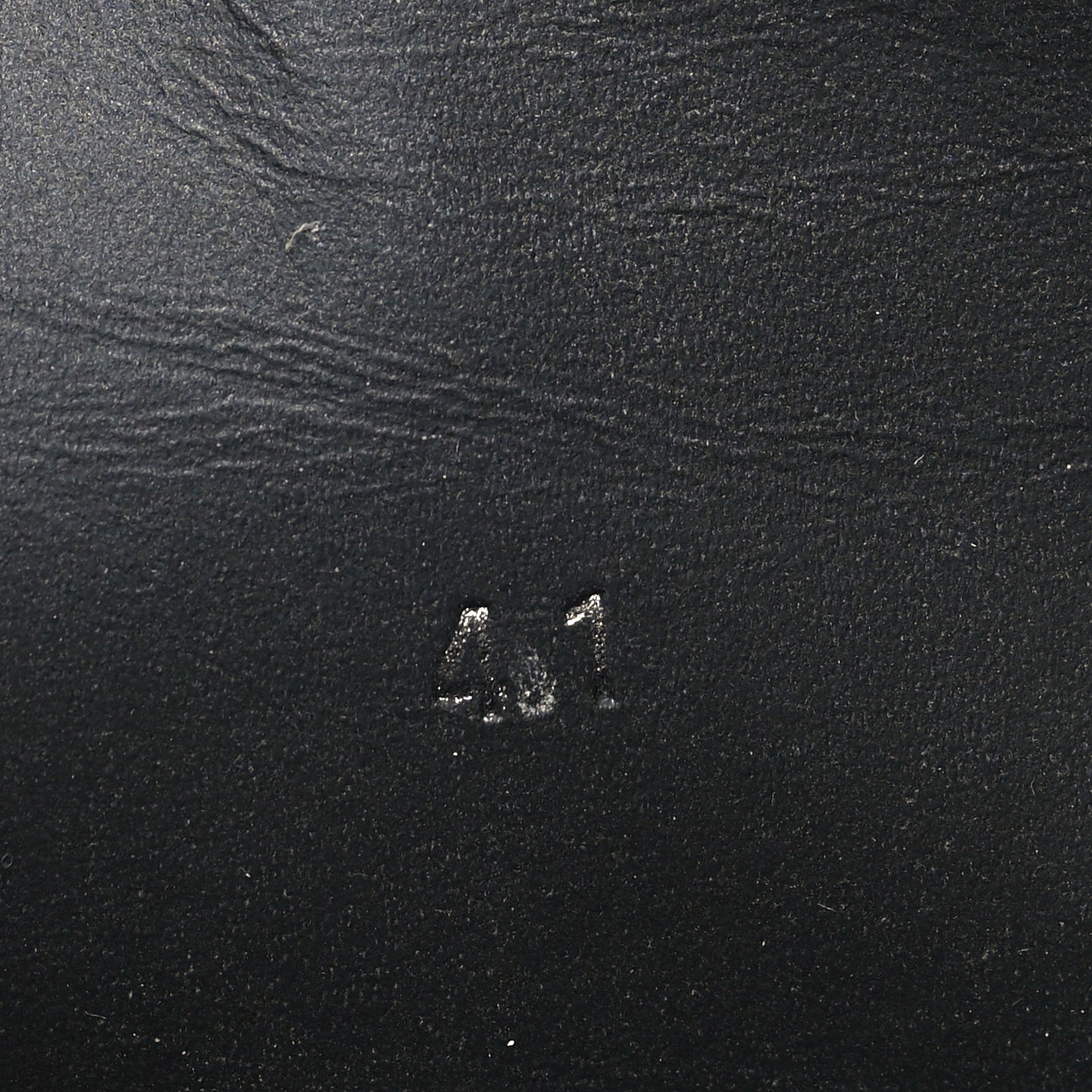 Grained Calfskin Shark Lock Biker Knee Boots 41 Black