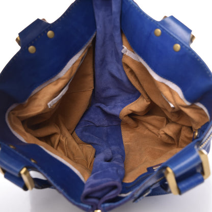 Jimmy Choo Shiny Calfskin Suede Monna L Cobalt 5 of 17