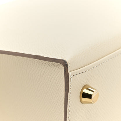 Hermes Epsom Kelly Sellier 25 Craie 12 of 14