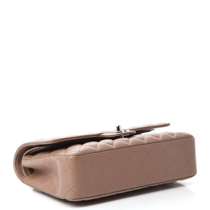Chanel Caviar Quilted Medium Double Flap Dark Beige 5 of 13