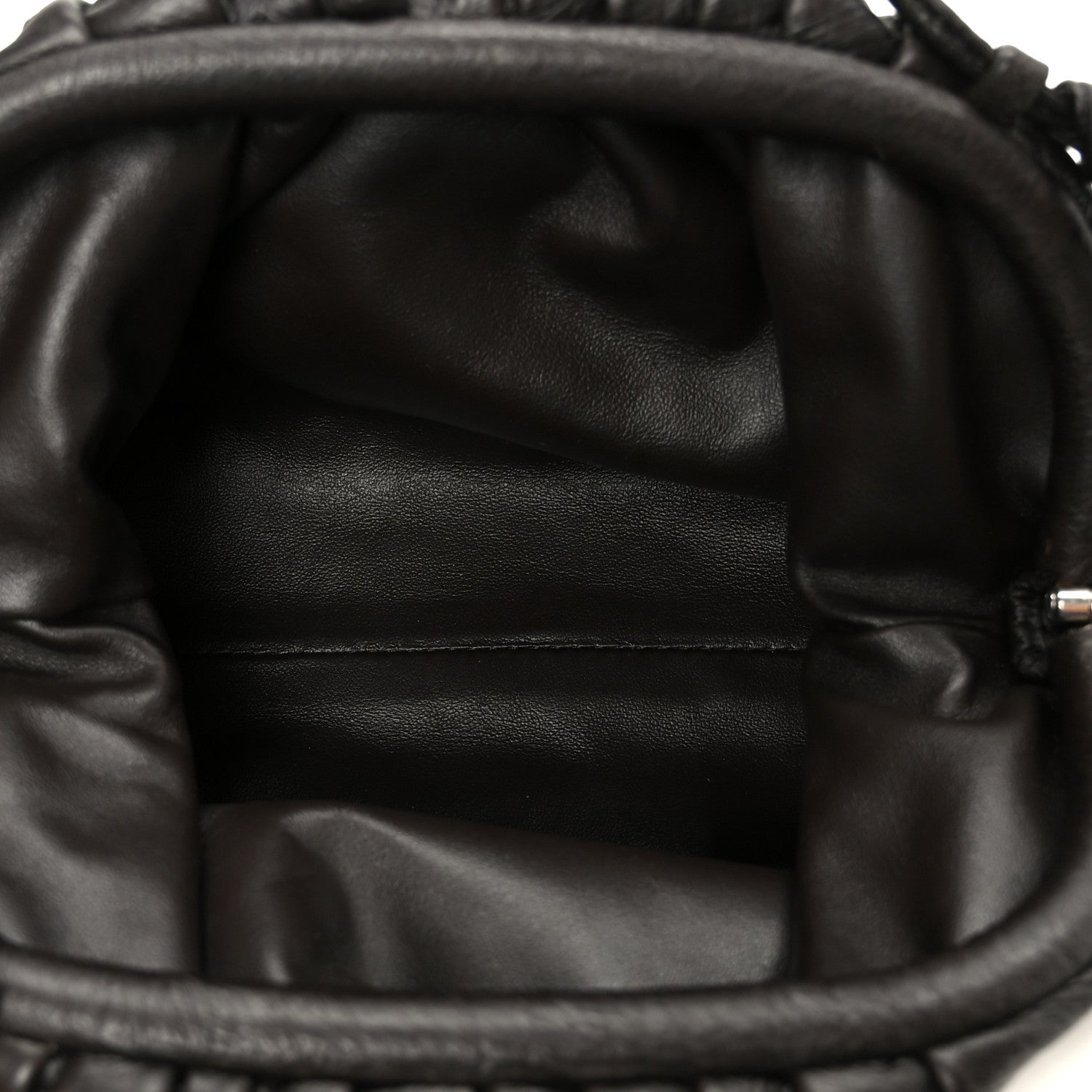 Bottega Veneta Ostrich The Mini Pouch Fondente 1867356 – FASHIONPHILE