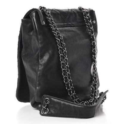 Chanel Calfskin Diamond Stitch Large Messenger Black 3 of 13