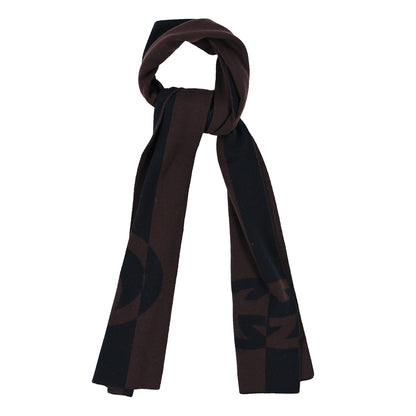 Gucci Wool Tricot Interlocking G Host Scarf Brown Dark Brown 1 of 4
