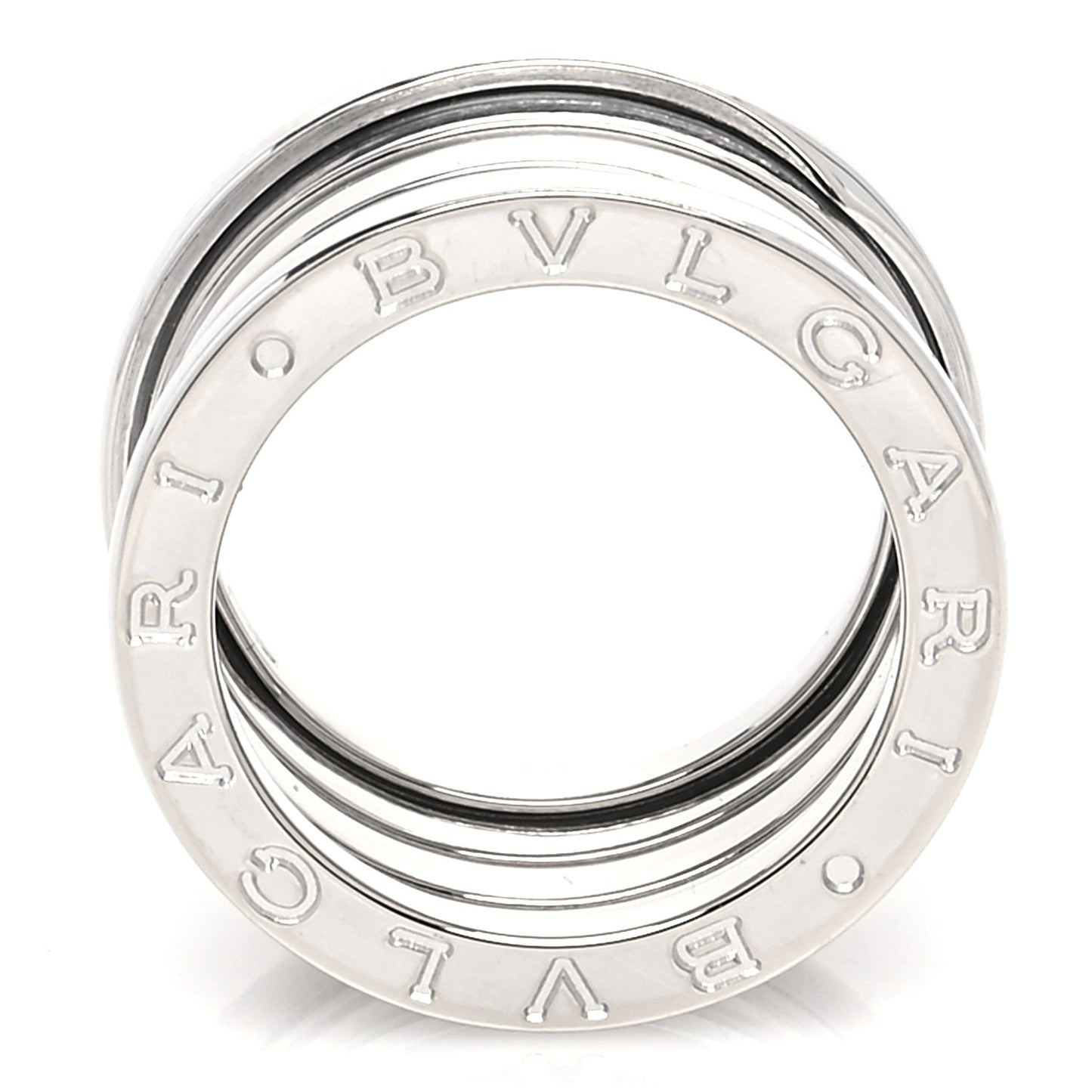 18K White Gold B.Zero1 Four-Band Ring 50 5.25