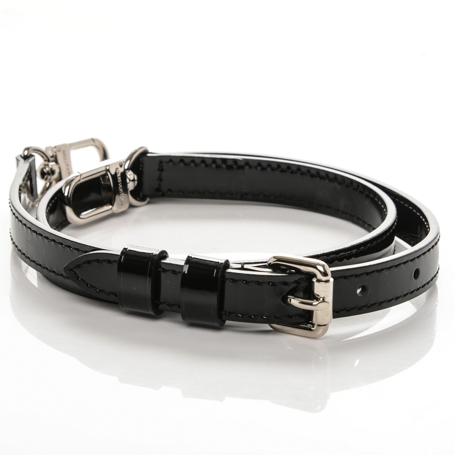 Louis Vuitton Electric Epi 16mm Adjustable Shoulder Strap Black 3 of 4