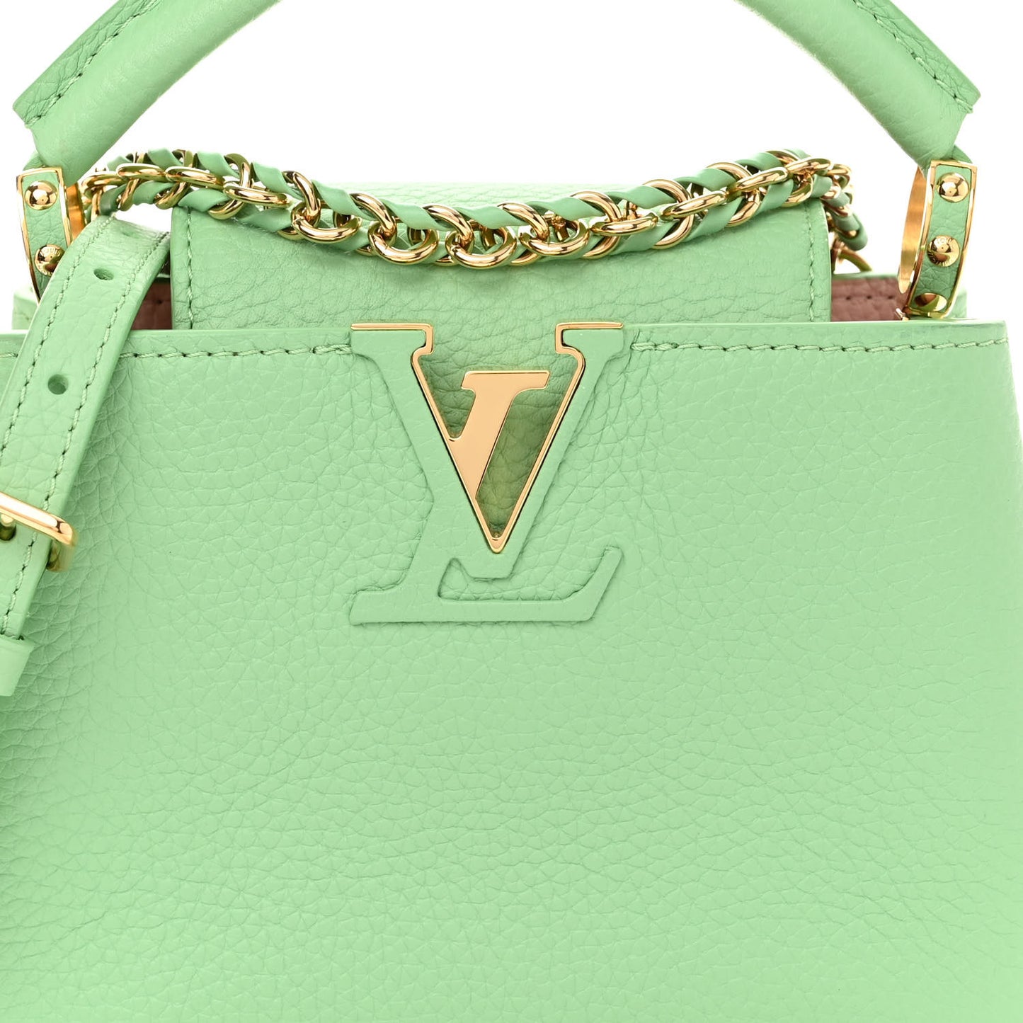 Taurillon Mini Capucines Vert Pomme