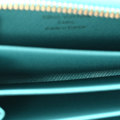 Louis Vuitton Monogram Zippy Multicartes Turquoise 5 of 10