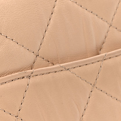 Chanel Crumpled Lambskin Quilted Small CC Links Top Handle Flap Beige 15 of 17