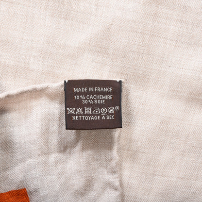 Hermes Cashmere Silk Shawl 140 4 of 6