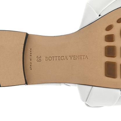 Bottega Veneta Nappa Maxi Intrecciato Lido Flat Sandals 39 Optic White 7 of 7