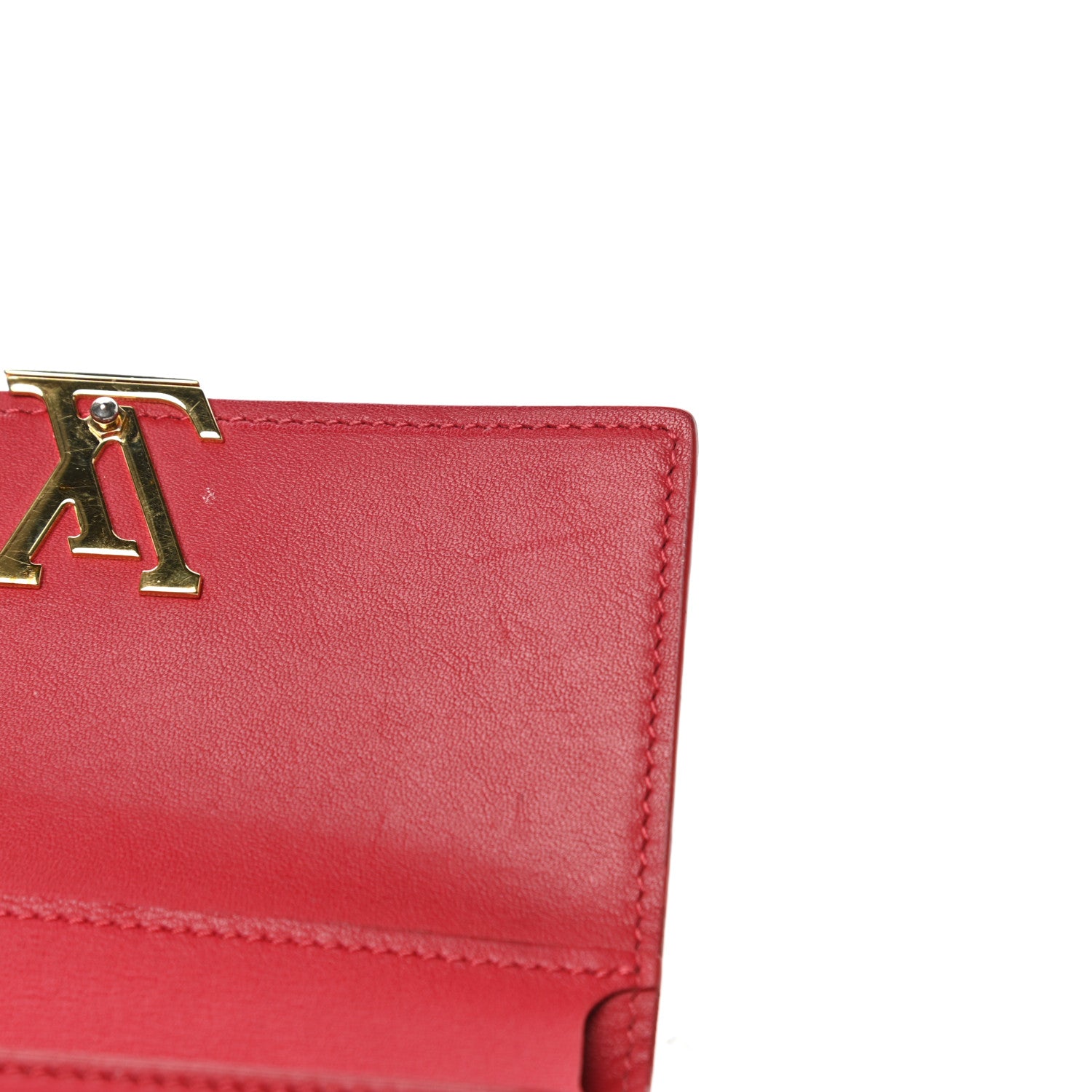 Louis Vuitton Taurillon Capucines Compact Wallet Rubis 11 of 14