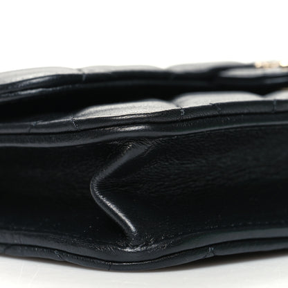 Chanel Lambskin Quilted Flap Phone Holder With Chain Black 10 of 12