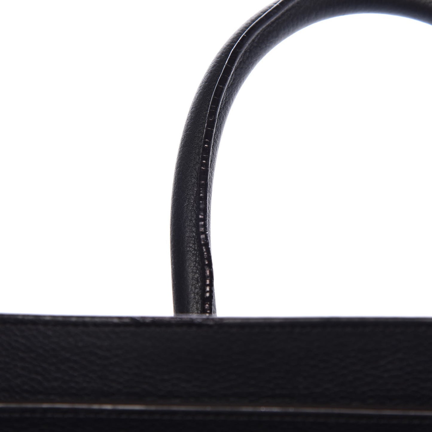 Drummed Calfskin Mini Luggage Black