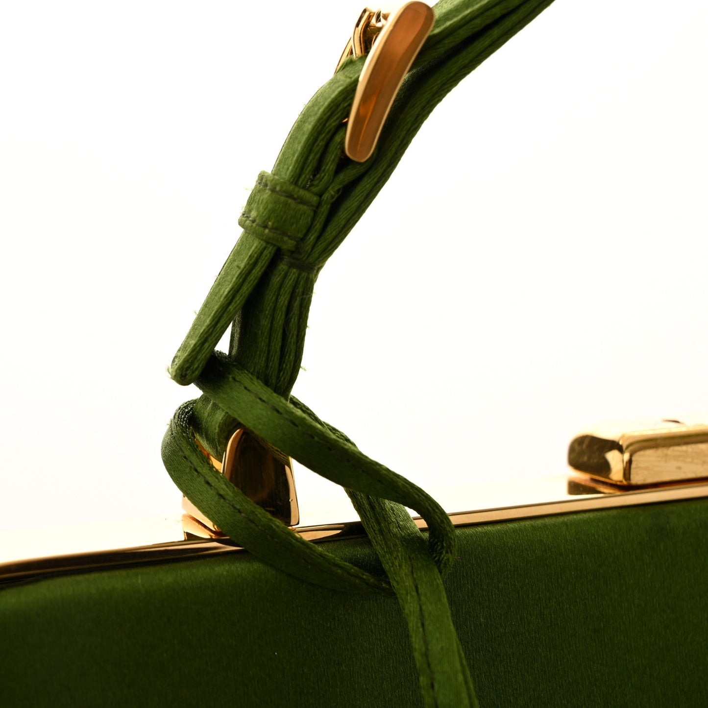 Satin Framed Bag Felce