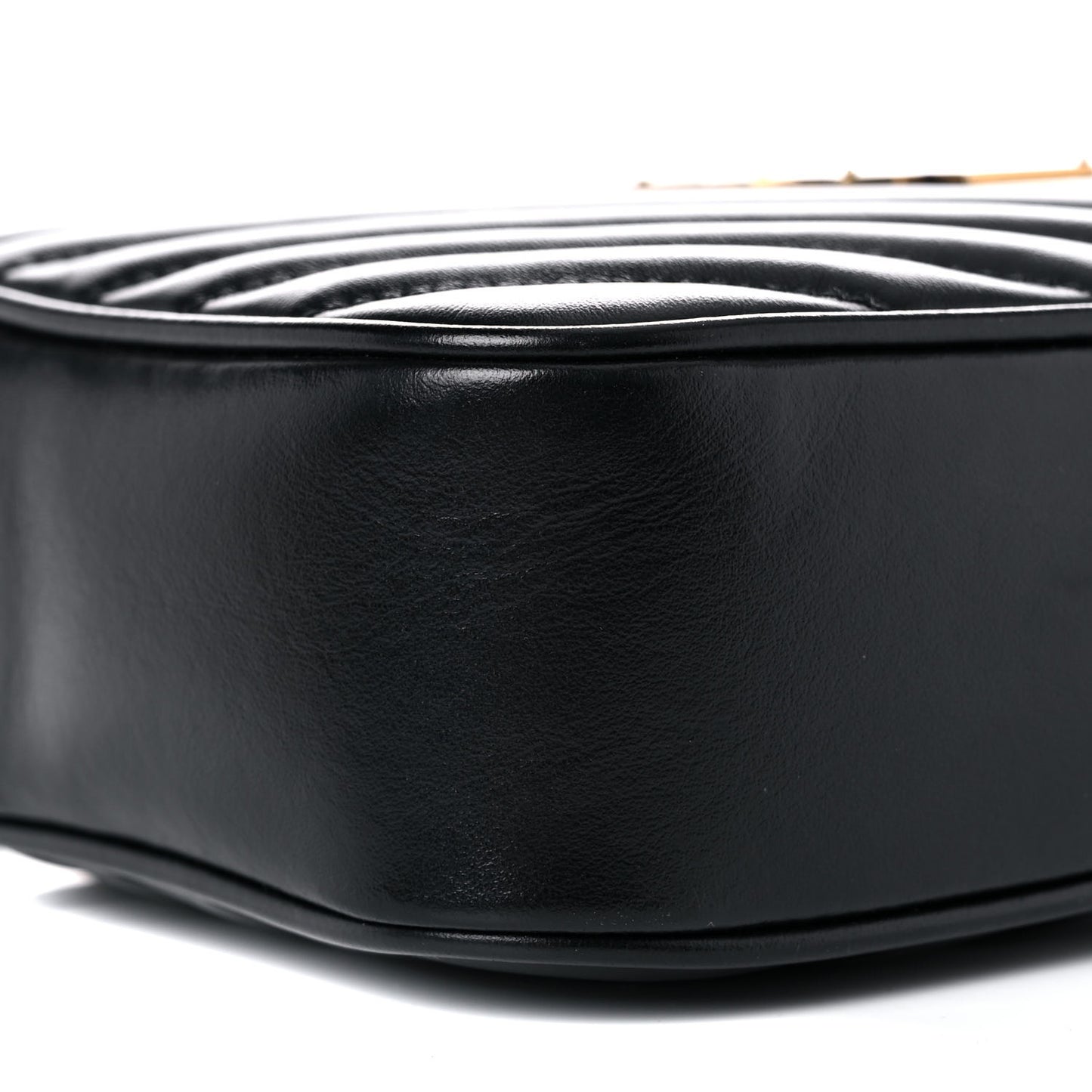 Calfskin Matelasse Monogram Lou Camera Bag Black