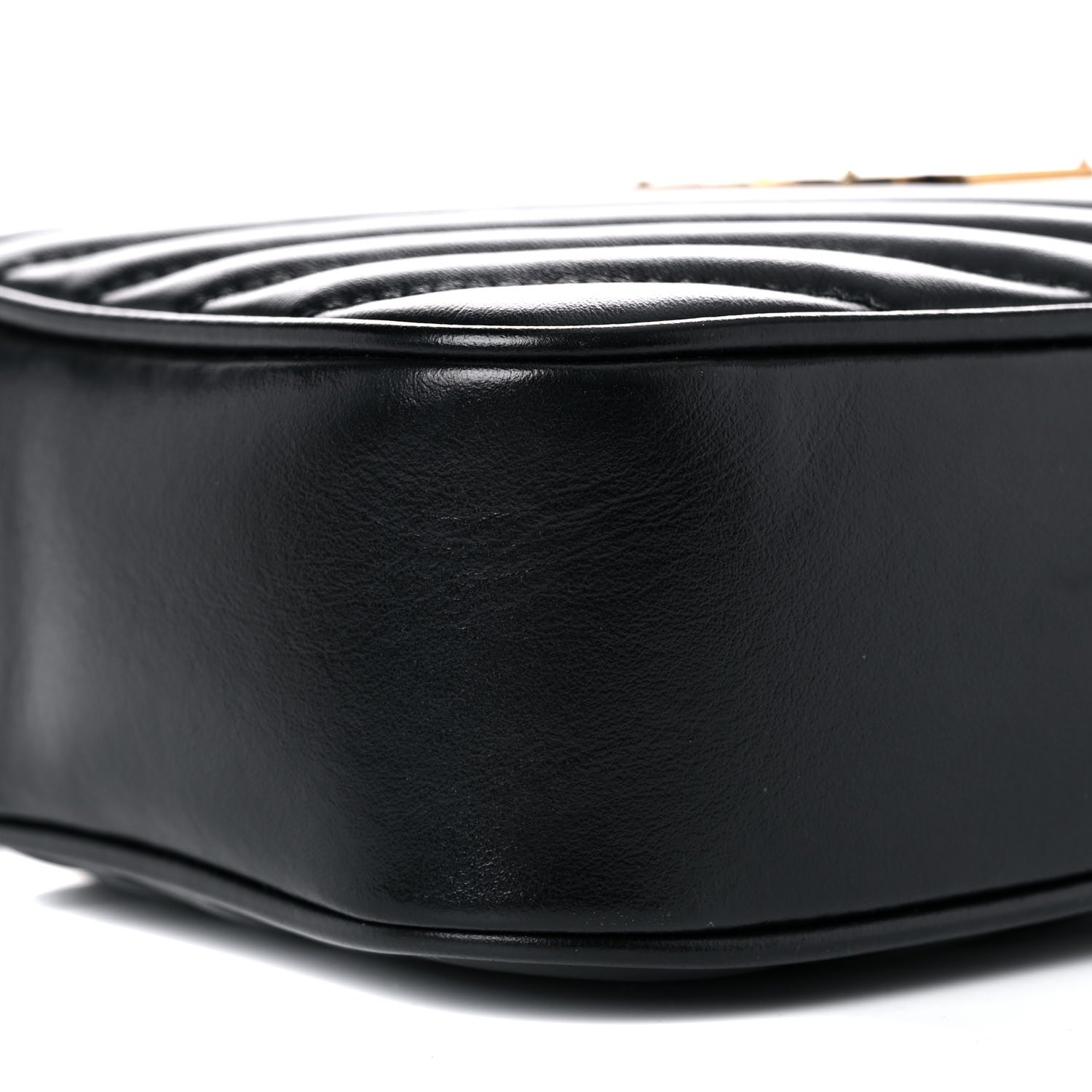 Saint Laurent Calfskin Matelasse Monogram Lou Camera Bag Black 8 of 11