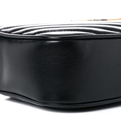 Saint Laurent Calfskin Matelasse Monogram Lou Camera Bag Black 8 of 11
