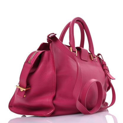 Saint Laurent Calfskin Small Classic Y Cabas Fuchsia 3 of 11
