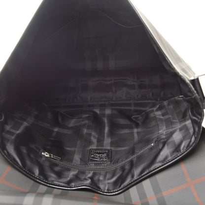 Burberry Nylon Smoked Check Messenger Bag 5 of 17