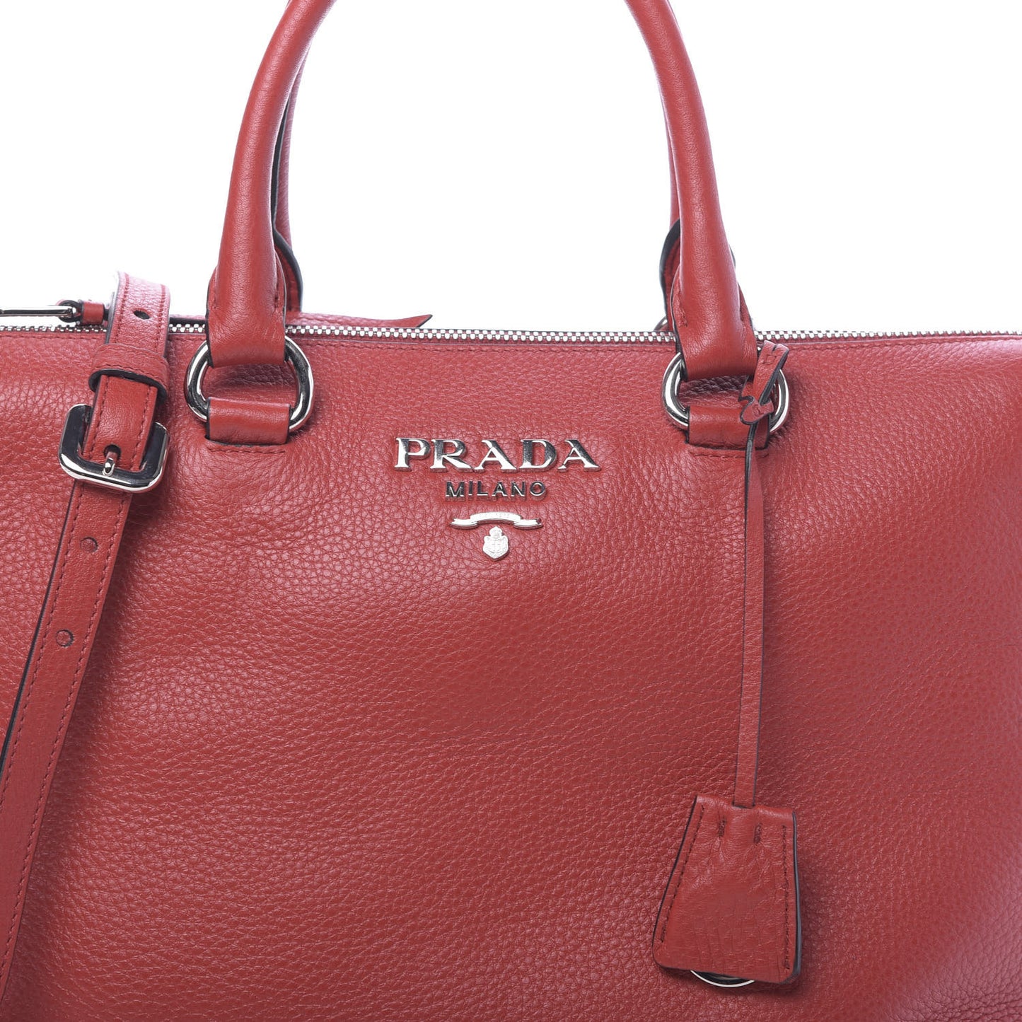 Vitello Daino Tote Rosso