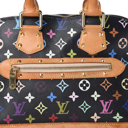 Louis Vuitton Monogram Multicolor Alma Black 7 of 20