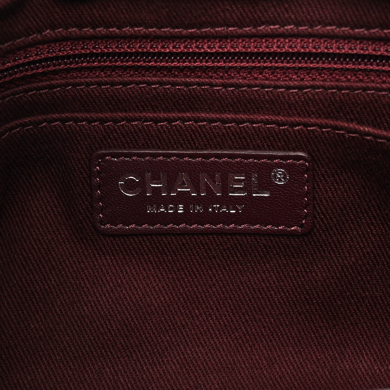 Chanel Glazed Calfskin Quilted Coco Pleats Clutch Navy 6 of 16