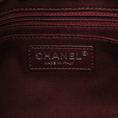 Chanel Glazed Calfskin Quilted Coco Pleats Clutch Navy 6 of 16