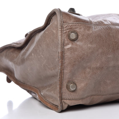 Balenciaga Agneau Giant 21 Silver Hardware Weekender Noix 8 of 15
