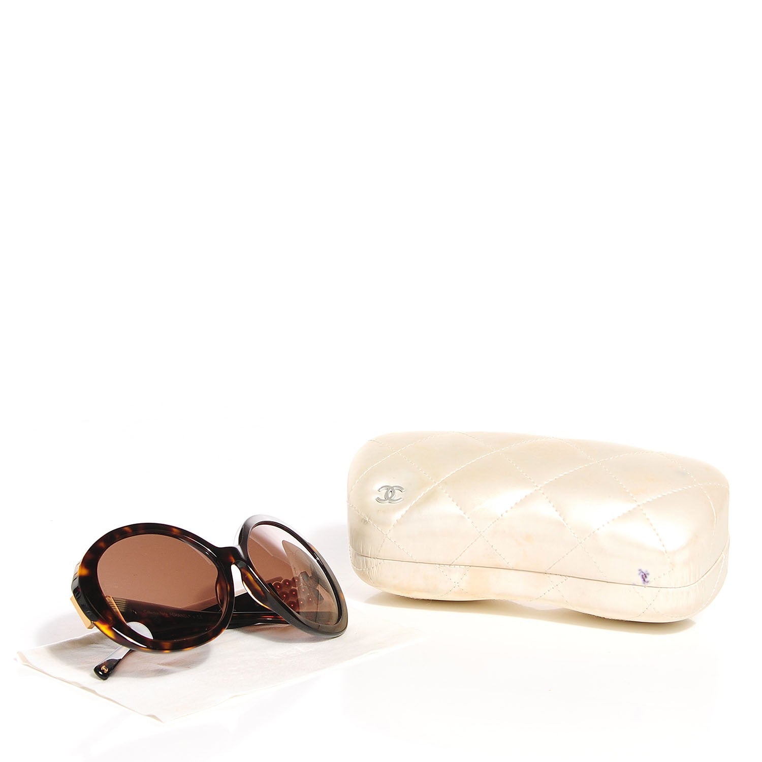 Chanel Perle Pearl Sunglasses 5159-H Tortise 9 of 9