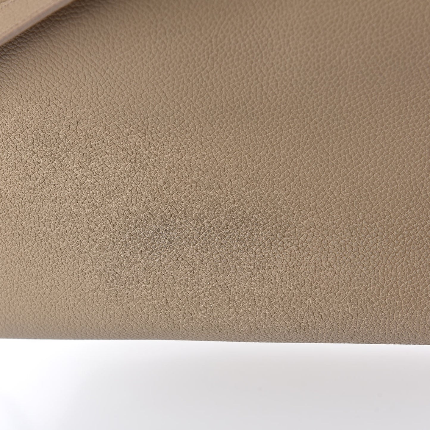 Grained Calfskin Small Rive Gauche Dark Beige