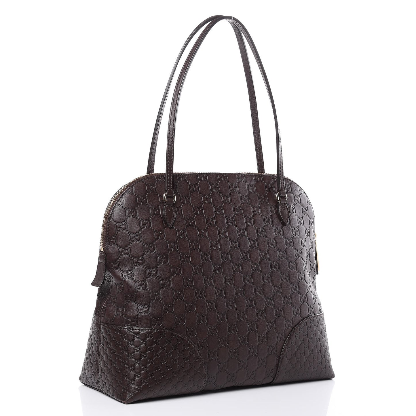 Guccissima Medium Bree Shoulder Bag Chocolate