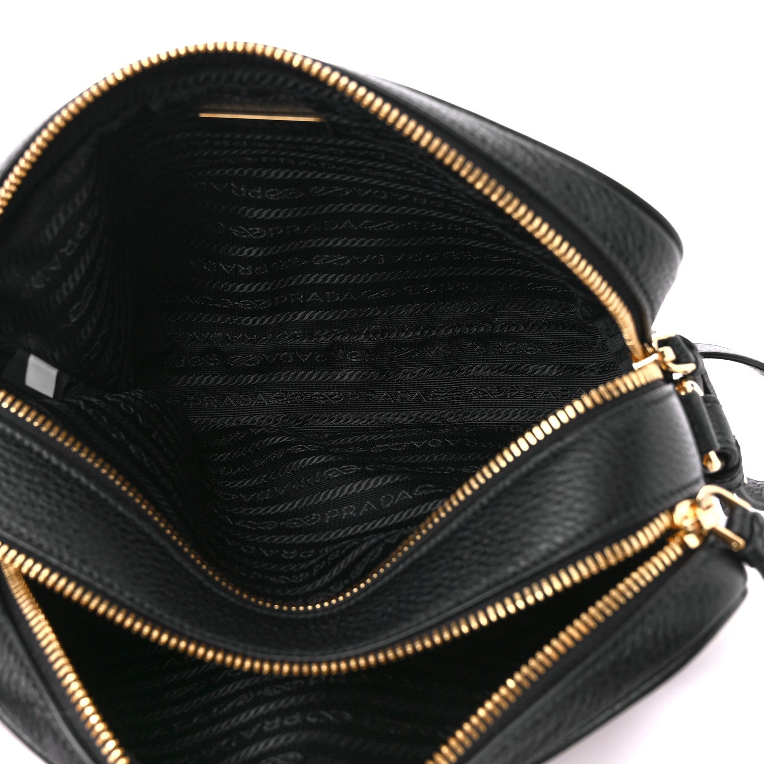 Prada Vitello Phenix Camera Bag Black 5 of 12