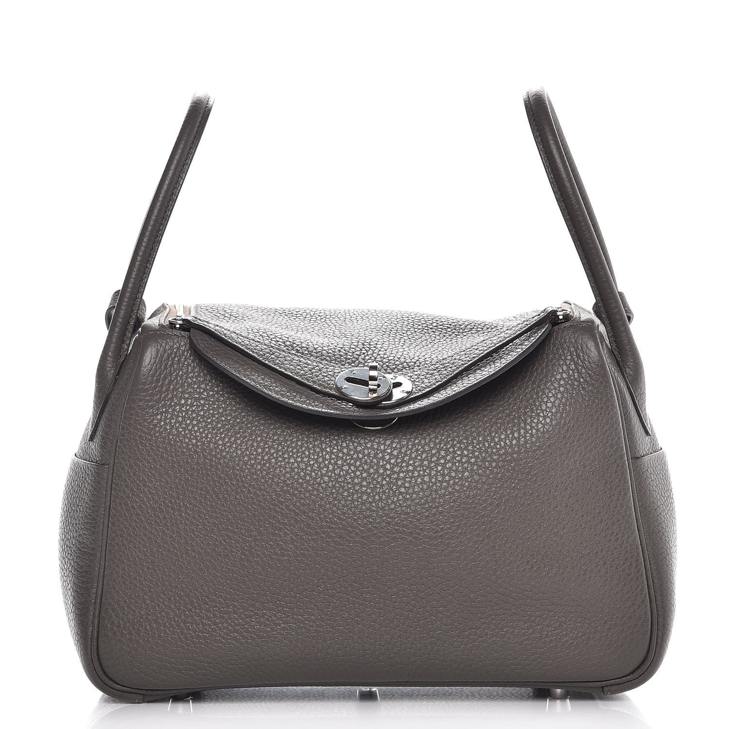 Hermes Taurillon Clemence Lindy 26 Etain 1 of 8