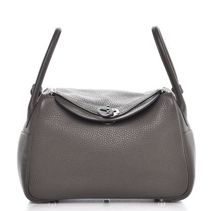 Hermes Taurillon Clemence Lindy 26 Etain 1 of 8