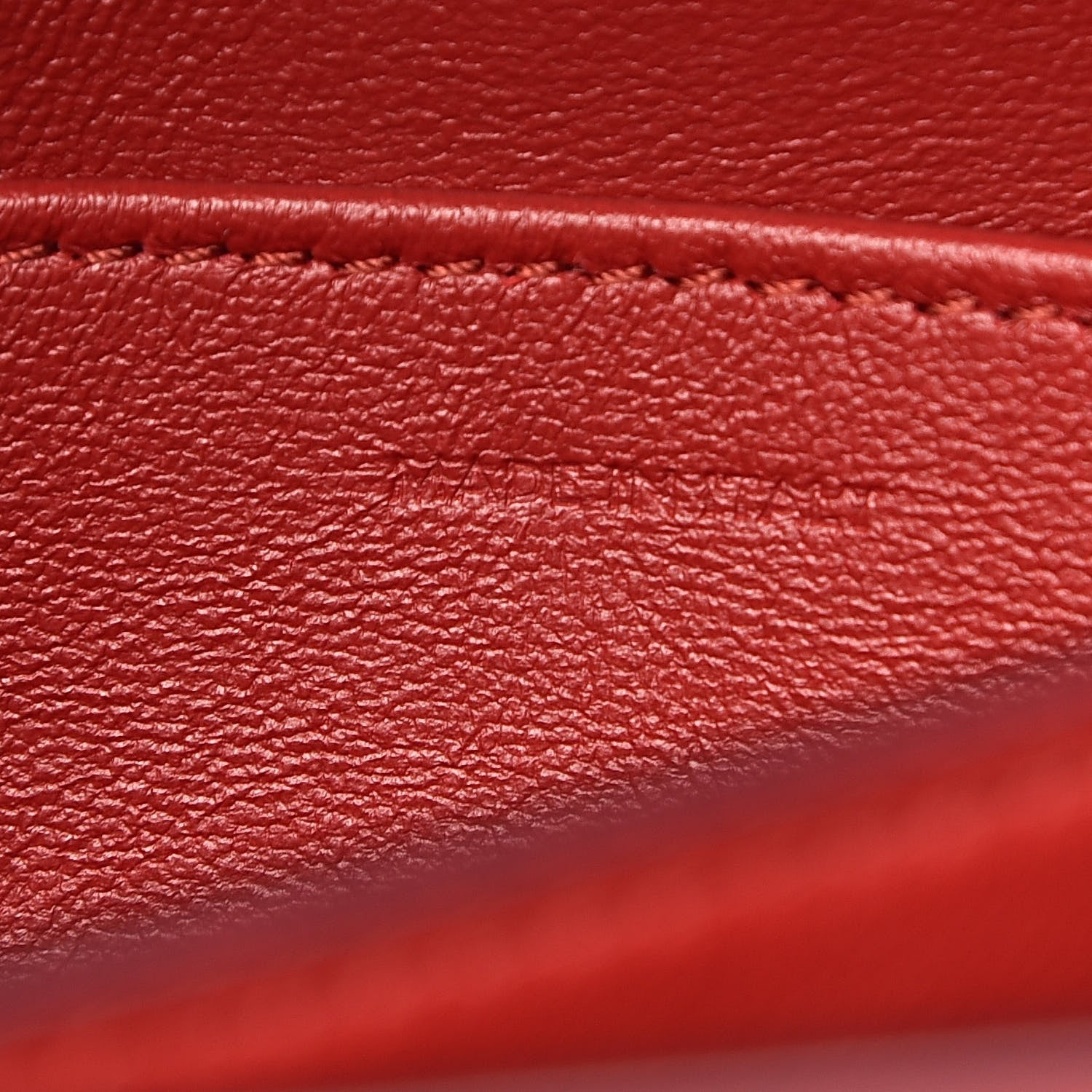Celine Box Calfskin Teen Classic Box Flap Bag Red 6 of 10