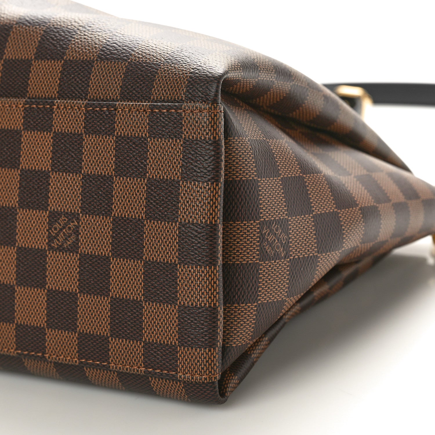 Louis Vuitton Damier Ebene Odeon Tote MM Black 9 of 9