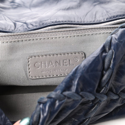 Chanel Calfskin Medium Ultra Stitch Flap Navy 8 of 10
