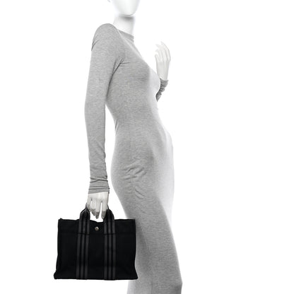Hermes Canvas Tout Fourre PM Black 3 of 12