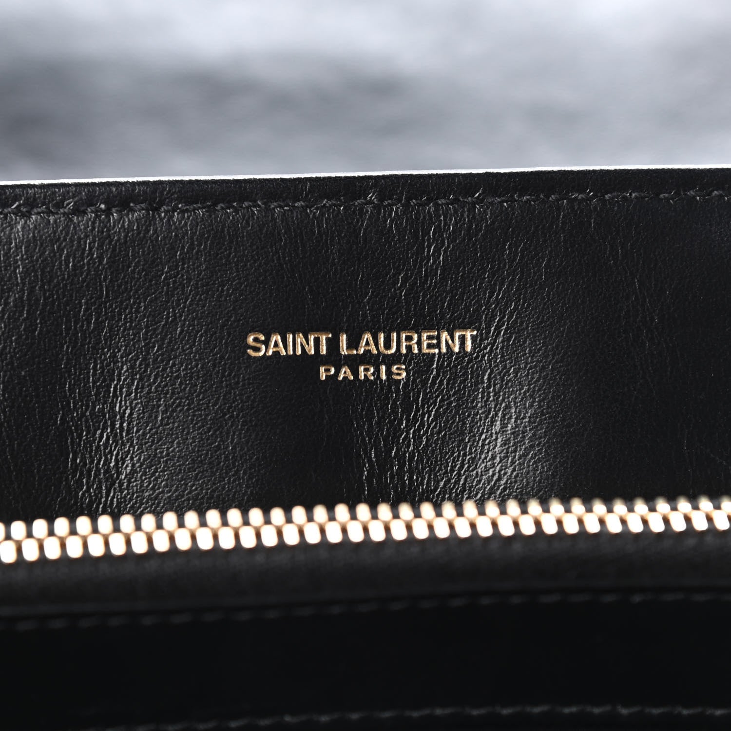 Saint Laurent Calfskin Y Quilted Monogram Medium Loulou Chain Satchel Black 5 of 7
