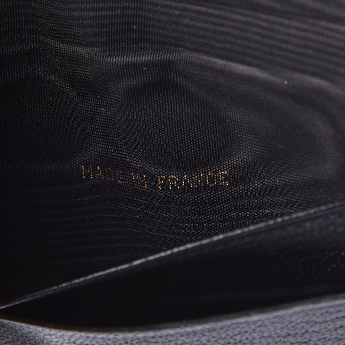 Goatskin Card Holder Wallet Black